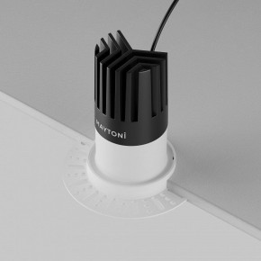 Встраиваемый светильник Maytoni Dip DL122-15W-2.7K-TRS-W в Коротчаево - korotchaevo.ok-mebel.com | фото 6