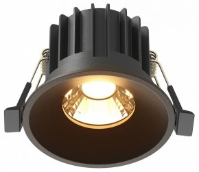 Встраиваемый светильник Maytoni Round DL058-12W2.7K-B в Коротчаево - korotchaevo.ok-mebel.com | фото