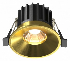 Встраиваемый светильник Maytoni Round DL058-12W3K-BS в Коротчаево - korotchaevo.ok-mebel.com | фото