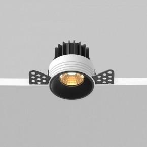 Встраиваемый светильник Maytoni Round DL058-7W2.7K-TRS-B в Коротчаево - korotchaevo.ok-mebel.com | фото 4