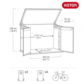 Ящик-шкаф Премьер Джамбо (Premiere JUMBO) 2020 л. в Коротчаево - korotchaevo.ok-mebel.com | фото 2