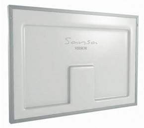Зеркало Dream 100 alum (линза) с подсветкой Sansa (SDL1027Z) в Коротчаево - korotchaevo.ok-mebel.com | фото 2