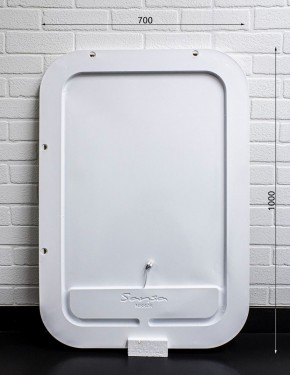 Зеркало Elis 100 white с подсветкой Sansa (SEe1045Z) в Коротчаево - korotchaevo.ok-mebel.com | фото 5