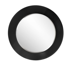 Зеркало круглое черный (РМ/02(S) в Коротчаево - korotchaevo.ok-mebel.com | фото