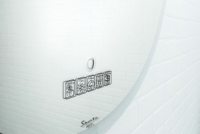 Зеркало Moon 72 white с подсветкой Sansa (SMo1046Z) в Коротчаево - korotchaevo.ok-mebel.com | фото 4